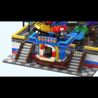 Mould King 11018 Electric Magnetic Bumper Cars Arena Building Set | 2,044 Pcs