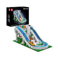 Mould King 11021 Electric Water Slide Building Blocks Set | 2,088 Pcs