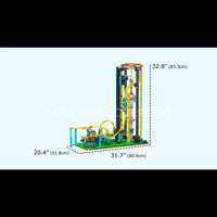 Mould King 11031 Motorized Space Elevator Amusement Park Building Set | 3,118 Pcs
