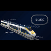 Mould King 12016 Eurostar E320 High-Speed Train Building Set | 1,948 Pcs