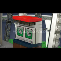 Mould King 12040 Italian Marconi Express Light Rail Train Building Set | 1,957 Pcs