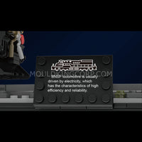 Mould King 12041 BNSF Railway Locomotive Model Building Set | 1,362 Pcs