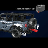 Mould King 15085 Off-Road SUV Pull-Back Building Block Set | 828 Pcs