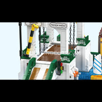 Mould King 16068 Northern Europe Town Folding Bridge Building Set | 2,066 Pcs
