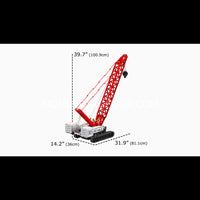 Mould King 17046 Manitowoc 16000 Crawler Crane Building Set | 4,494 Pcs