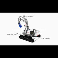 Mould King 17062 Remote-Controlled Demolition Excavator Building Set | 4,195 Pcs