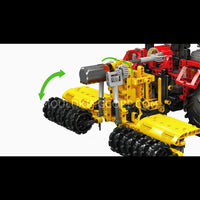 Mould King 17064 Remote Control Agricultural Tractor Building Set | 1,857 Pcs