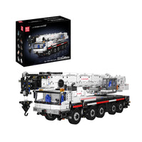 Mould King 17075 Remote-Controlled LTM 1110 Crane Truck Building Set | 3,248 Pcs