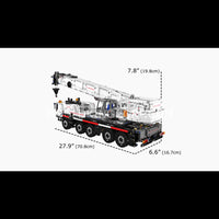 Mould King 17075 Remote-Controlled LTM 1110 Crane Truck Building Set | 3,248 Pcs