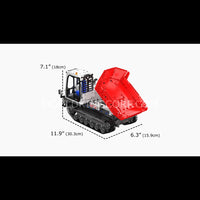 Mould King 17083 Remote-Controlled Tracked Dumper Building Set | 1,105 Pcs