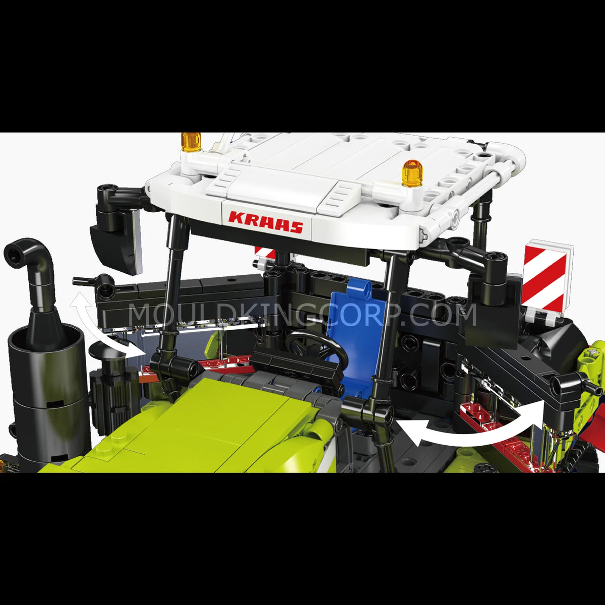 Mould King 17093 Remote-Controlled Tracked Tractor Building Set | 1,35 |  Goodstuff Australia