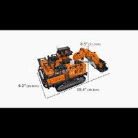 Mould King 17100 EX8000 RC Mining Crawler Excavator Building Set | 2,436 Pcs