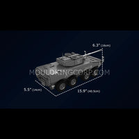 Mould King 20023 ZTL-11 Wheeled Assault Vehicle Building Set | 1,293 Pcs