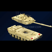 Mould King 20037 Challenger 2 Tank Building Set | 1,129 Pcs