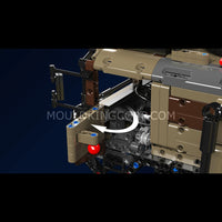 Mould King 20044/20045 8x4 RC Missile Truck Military Building Set | 3,594 Pcs