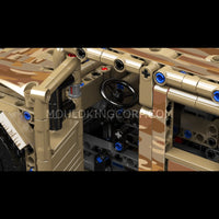 Mould King 20047 Remote-Controlled Desert Tracked Humvee Building Set | 2,094 Pcs