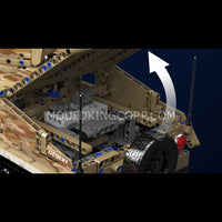 Mould King 20047 Remote-Controlled Desert Tracked Humvee Building Set | 2,094 Pcs