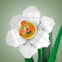 Mould King 24008 Narcissus Flower Artificial Building Kit | 122 PCS