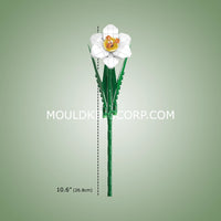 Mould King 24008 Narcissus Flower Artificial Building Kit | 122 PCS
