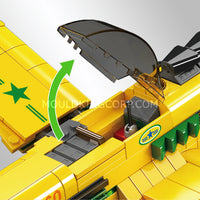 Mould King 24060 Brazilian Propeller Racing Aircraft Building Set | 562 Pcs