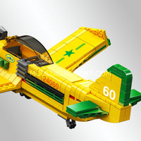 Mould King 24060 Brazilian Propeller Racing Aircraft Building Set | 562 Pcs