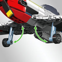 Mould King 24068 P-51D Mustang Fighter Building Block Set | 396 Pcs