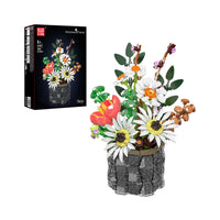 Mould King 24107 Daisy Flower Pot Botanical Building Set | 1,157 Pcs