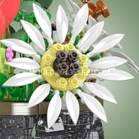 Mould King 24107 Daisy Flower Pot Botanical Building Set | 1,157 Pcs