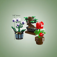 Mould King 24115 Mini Potted Plants Building Set | 199 Pcs