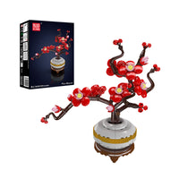 Mould King 24120 Plum Blossom Botanical Building Set | 393 Pcs