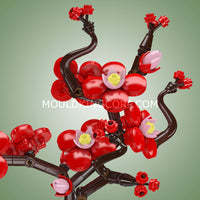 Mould King 24120 Plum Blossom Botanical Building Set | 393 Pcs