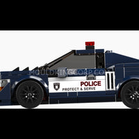 Mould King 27090 Shelby GT500 Police Car Building Set | 489 Pcs