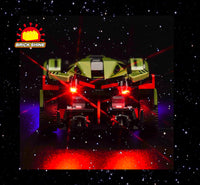 Brick Shine - Light Kit for LEGO® Larnborghini Larbo V12 Vision GTSuper Car 76923