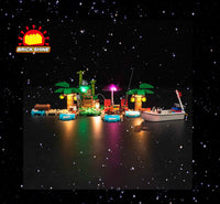 Brick Shine - Light Kit for LEGO® Kapp'n's lsland Boat Tour 77048