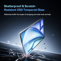 Baseus Crystalline HD Tempered Glass Screen Protector for iPad Air 13'' (2024 / 2025) -Clear (Includes Dustproof Installation Tool & Cleaning Kit)
