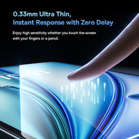 Baseus Crystalline HD Tempered Glass Screen Protector for iPad Air 13'' (2024 / 2025) -Clear (Includes Dustproof Installation Tool & Cleaning Kit)