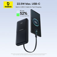 Baseus Lipow Dual-Cable Power Bank with Digital Display 10000mAh 22.5W