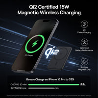 Baseus PicoGo AM31 Qi2 Ultra-Mini Magnetic Power Bank with Kickstand 5000mAh 20W