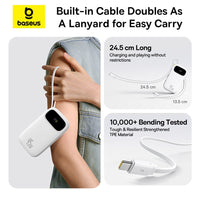 Baseus EnerFill FC31 Digital Display Power Bank with 2 Built-in Cables 10000mAh 45W