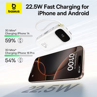 Baseus EnerFill FC31 Digital Display Power Bank with 2 Built-in Cables 10000mAh 22.5W