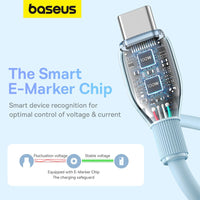 Baseus Pudding Series Fast Charging Cable Type-C to Type-C 100W 1.2m