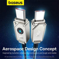 Baseus Unbreakable Series Fast Charging Data Cable Type-C to Type-C 100W 2m for iPhone 15 / 16 / 17 Series
