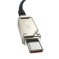 Baseus Unbreakable Series Fast Charging Data Cable Type-C to Type-C 100W 2m for iPhone 15 / 16 / 17 Series