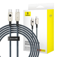 Baseus Unbreakable Series Fast Charging Data Cable Type-C to Type-C 100W 2m for iPhone 15 / 16 / 17 Series