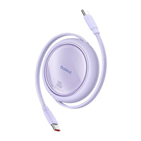 Baseus Free2Draw Mini Retractable Charging Cable Type-C to Type-C 100W 1m for iPhone 15 / 16 / 17 Series