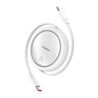 Baseus Free2Draw Mini Retractable Charging Cable Type-C to Type-C 100W 1m for iPhone 15 / 16 / 17 Series