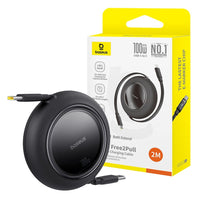 Baseus Free2Pull Mini Retractable Charging Cable USB-C to USB-C 100W 2M