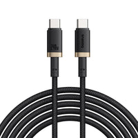 Baseus Dura Fast Charging Data Cable USB-C to USB-C 240W 1M-Gold Black