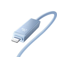 Baseus Versatile Two-for-Two Fast Charging Cable U+C to C+L 60W 1M for 15 / 16 / 17 Series