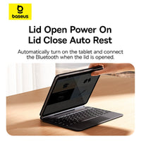 Baseus Brilliance Series 2 Original Keyboard Case for iPad Pro 11" (2018 / 2020 / 2021 / 2022) / iPad Air 4 / Air 5 / Air 6-Cluster Black